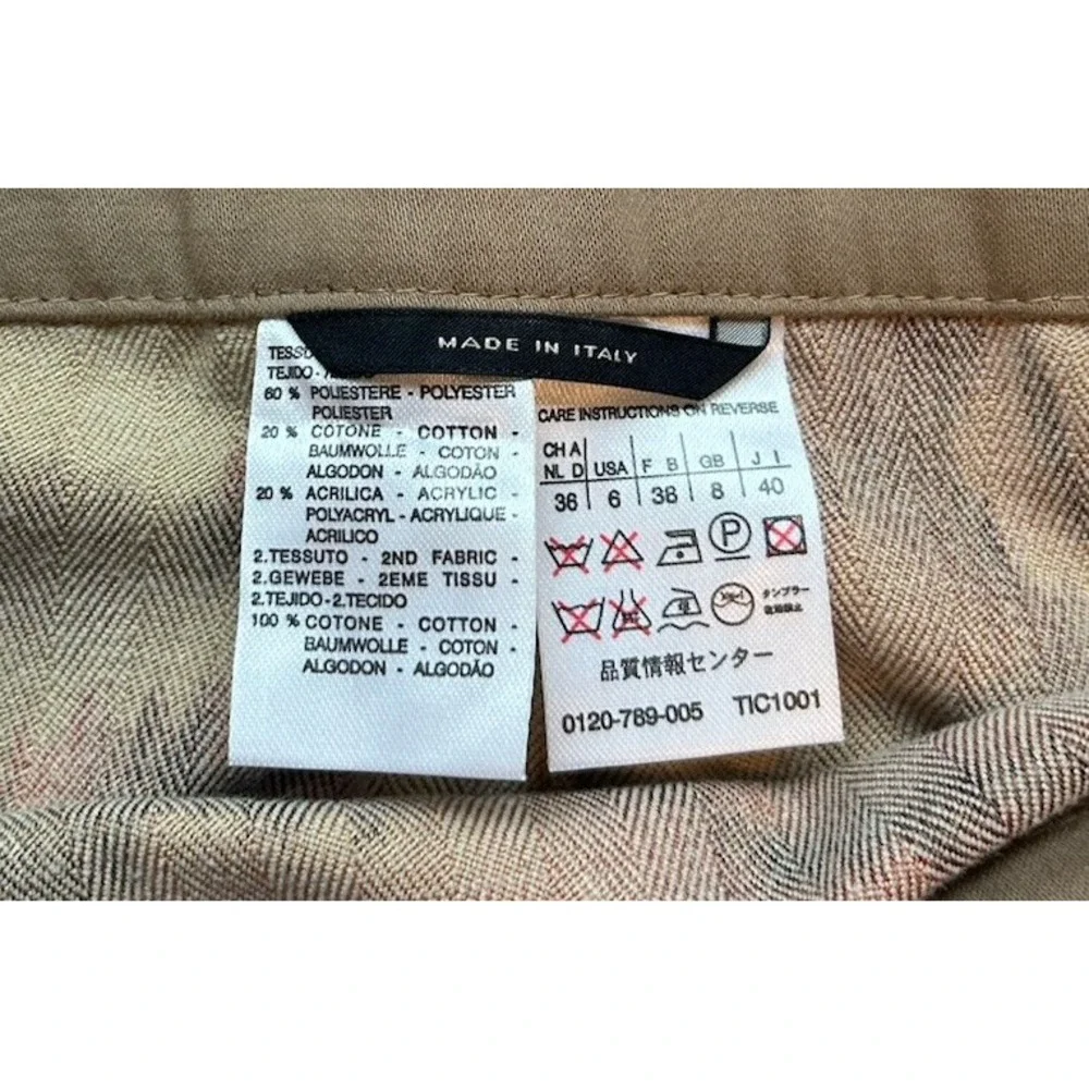 Max Mara Floral Asymmetrical‎ A Line Wrap Skirt 6 Italian Quiet Luxury Designer